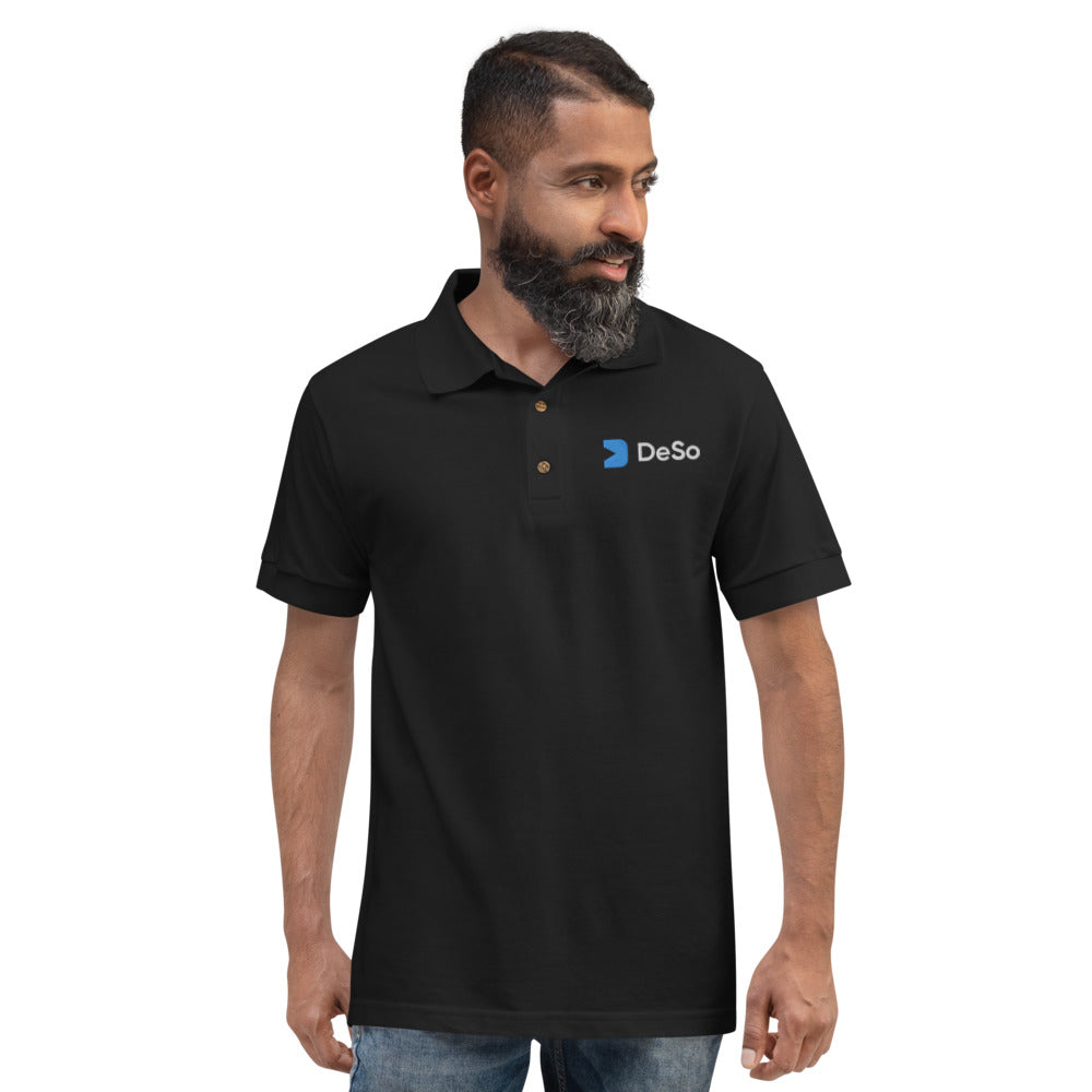 DeSo Embroidered Polo Shirt