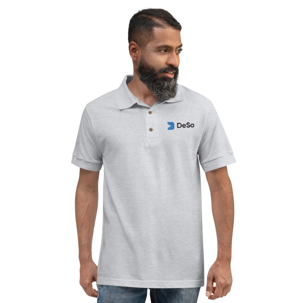 DeSo Embroidered Polo Shirt