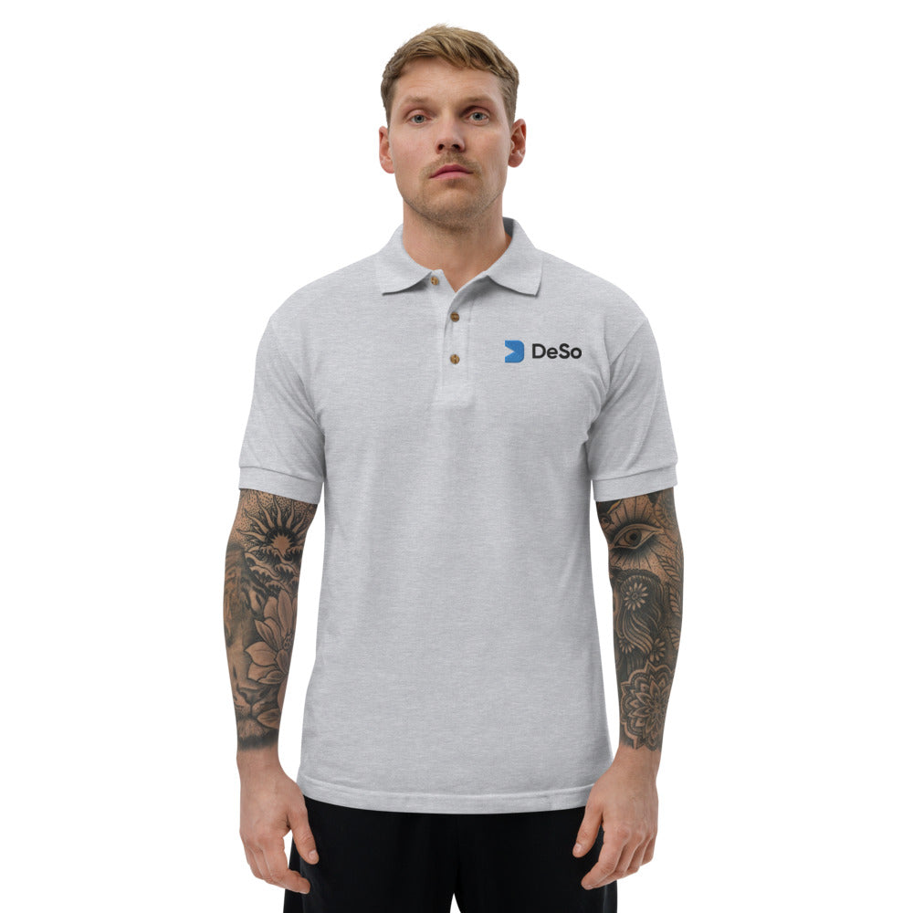 DeSo Embroidered Polo Shirt