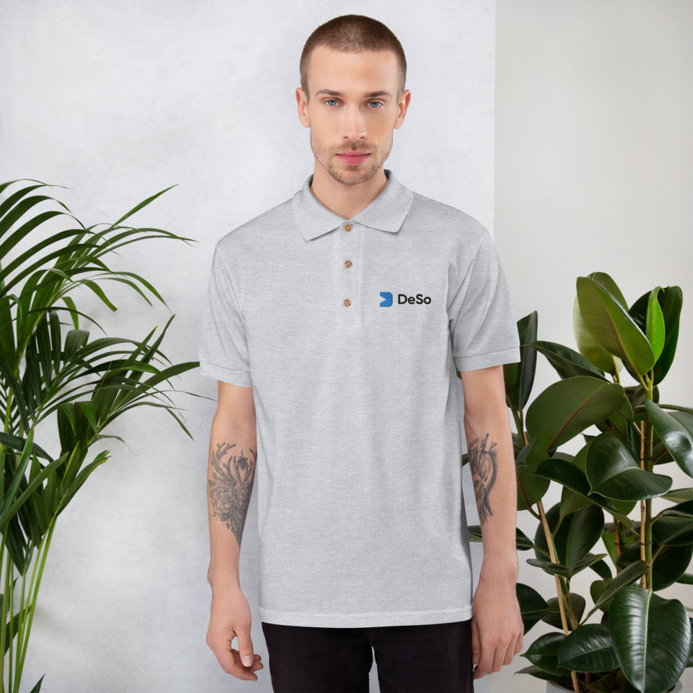 DeSo Embroidered Polo Shirt