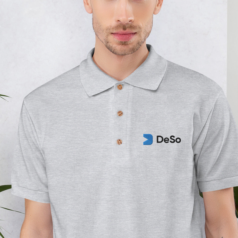 DeSo Embroidered Polo Shirt