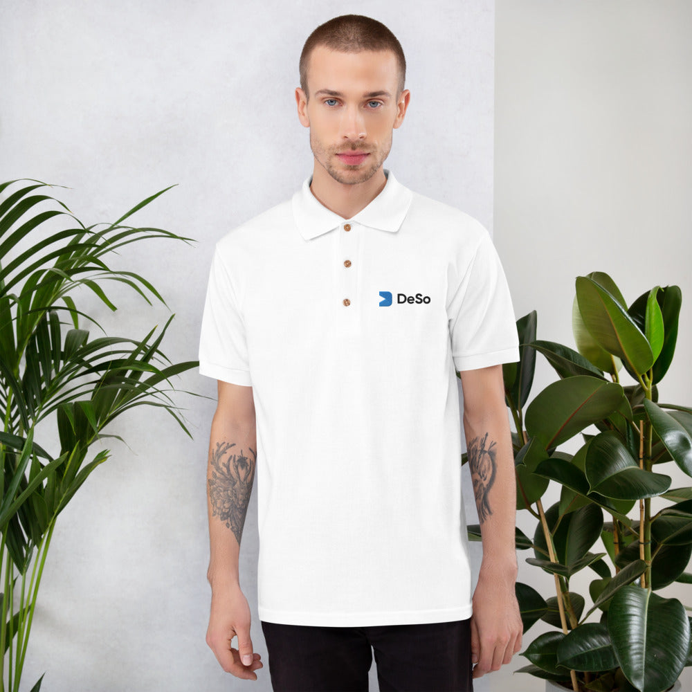 DeSo Embroidered Polo Shirt