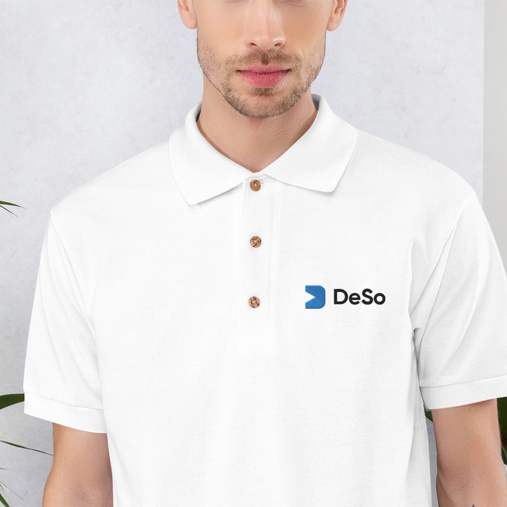 DeSo Embroidered Polo Shirt