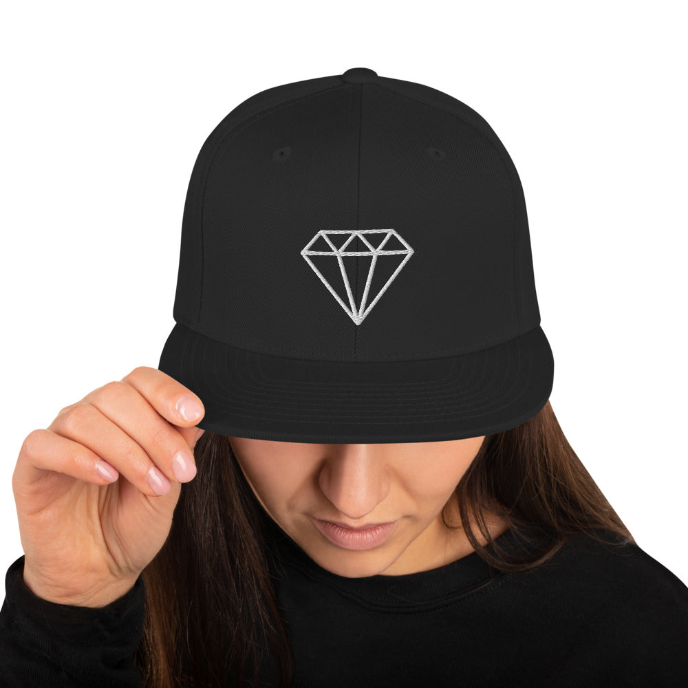Diamond Snapback Hat