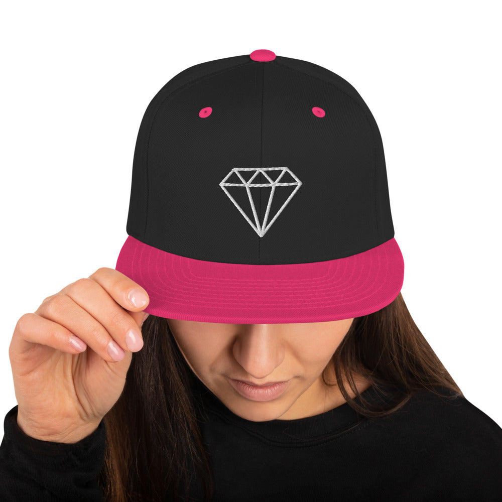Diamond Snapback Hat