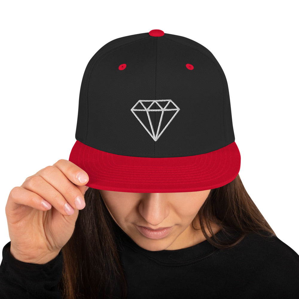 Diamond Snapback Hat