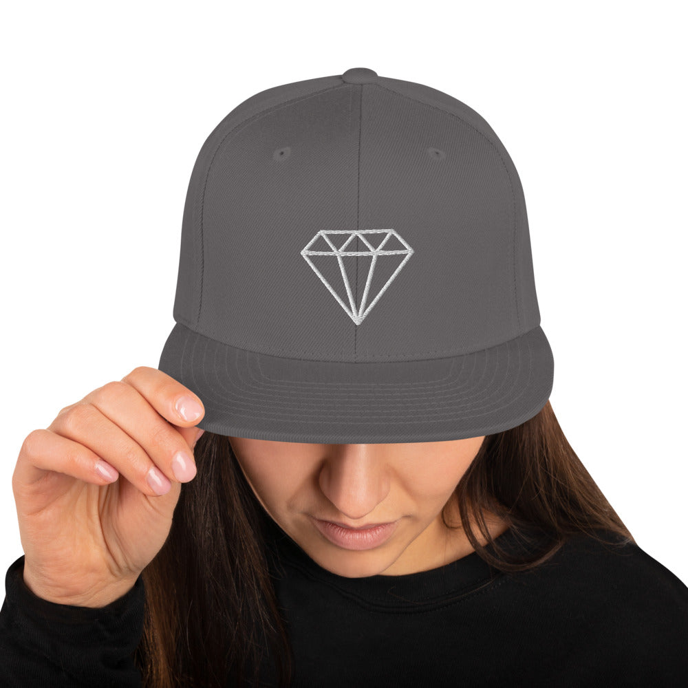 Diamond Snapback Hat