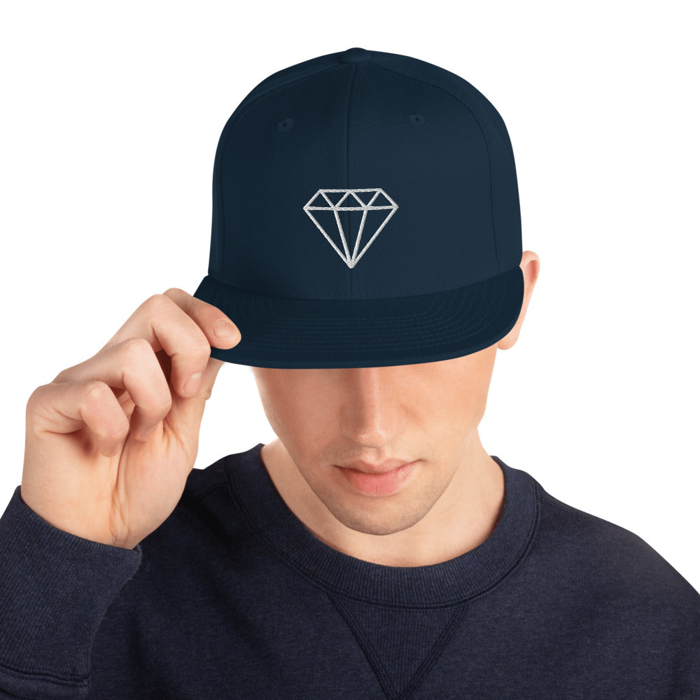 Diamond Snapback Hat