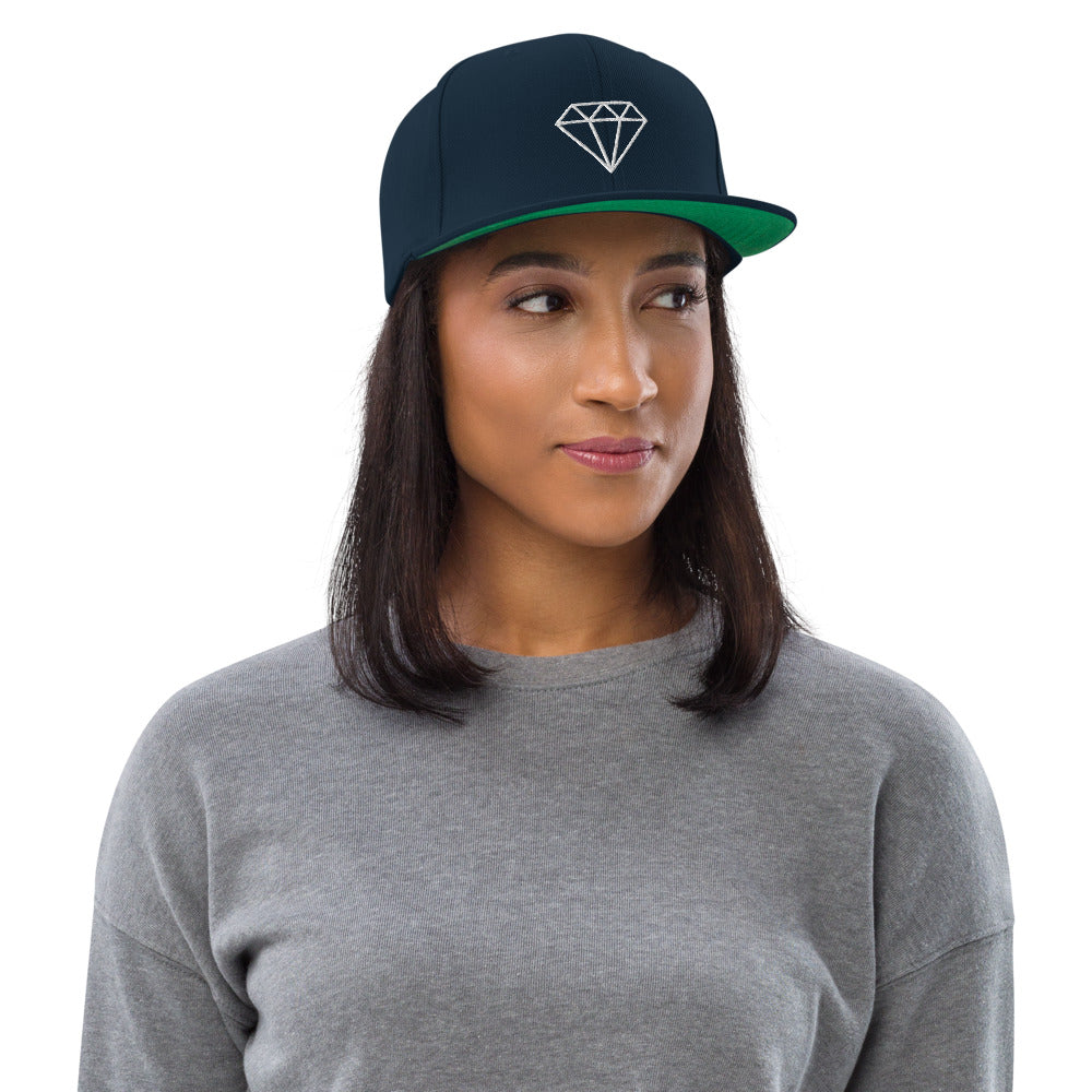 Diamond Snapback Hat
