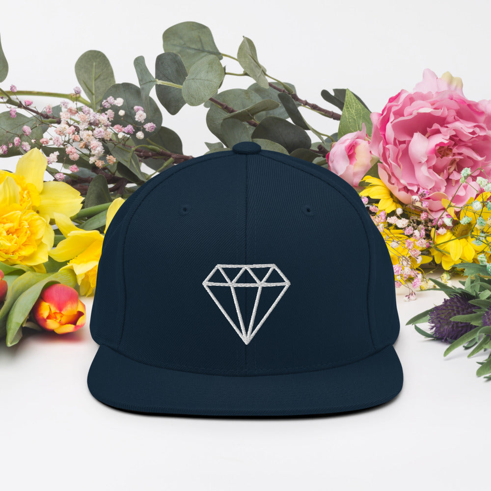 Diamond Snapback Hat