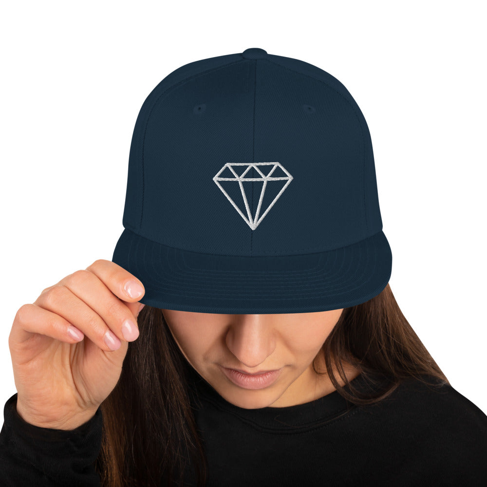 Diamond Snapback Hat