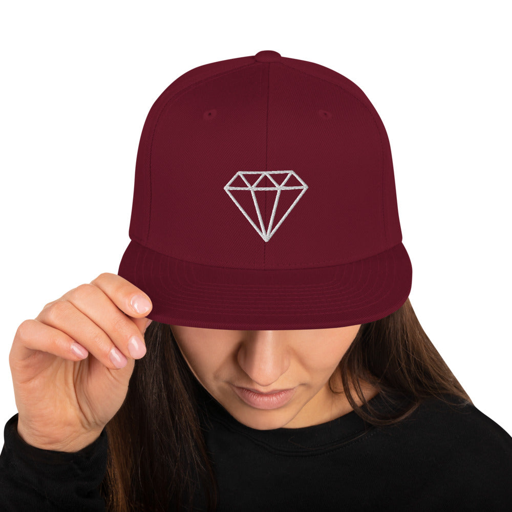 Diamond Snapback Hat