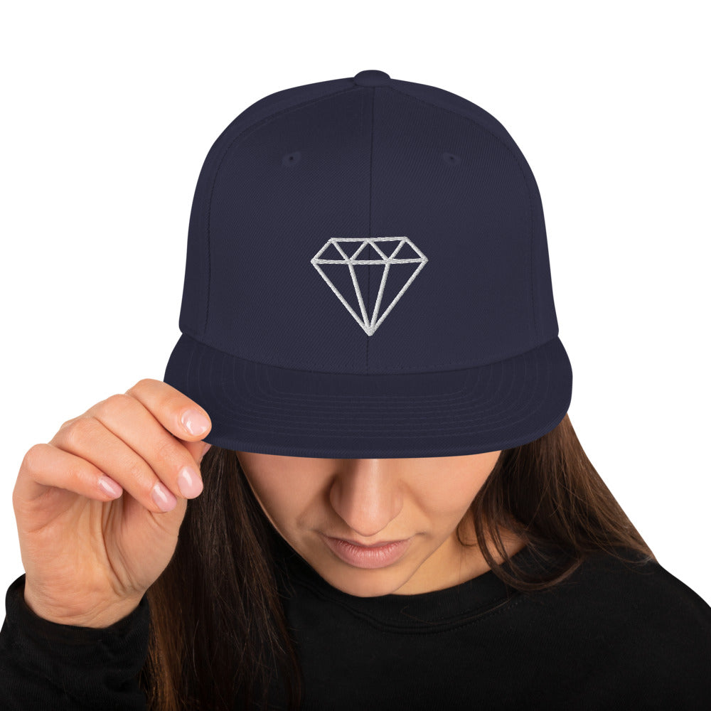 Diamond Snapback Hat