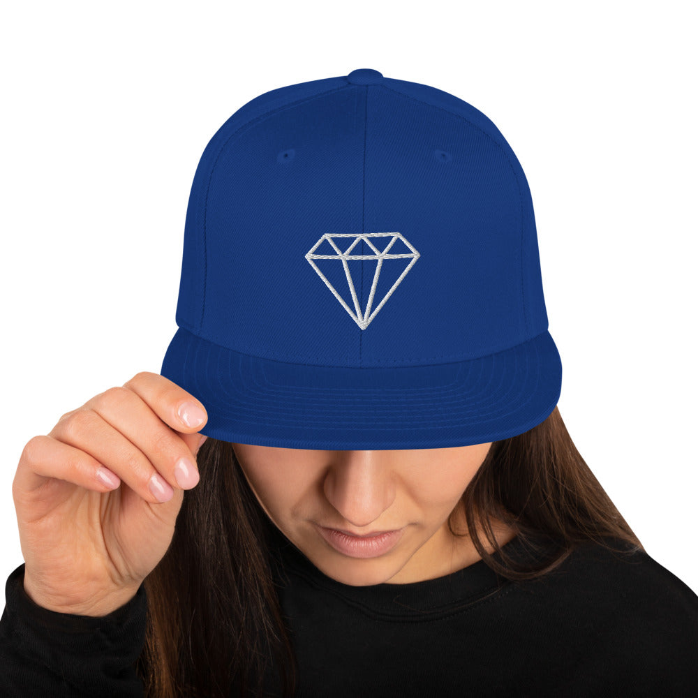 Diamond Snapback Hat