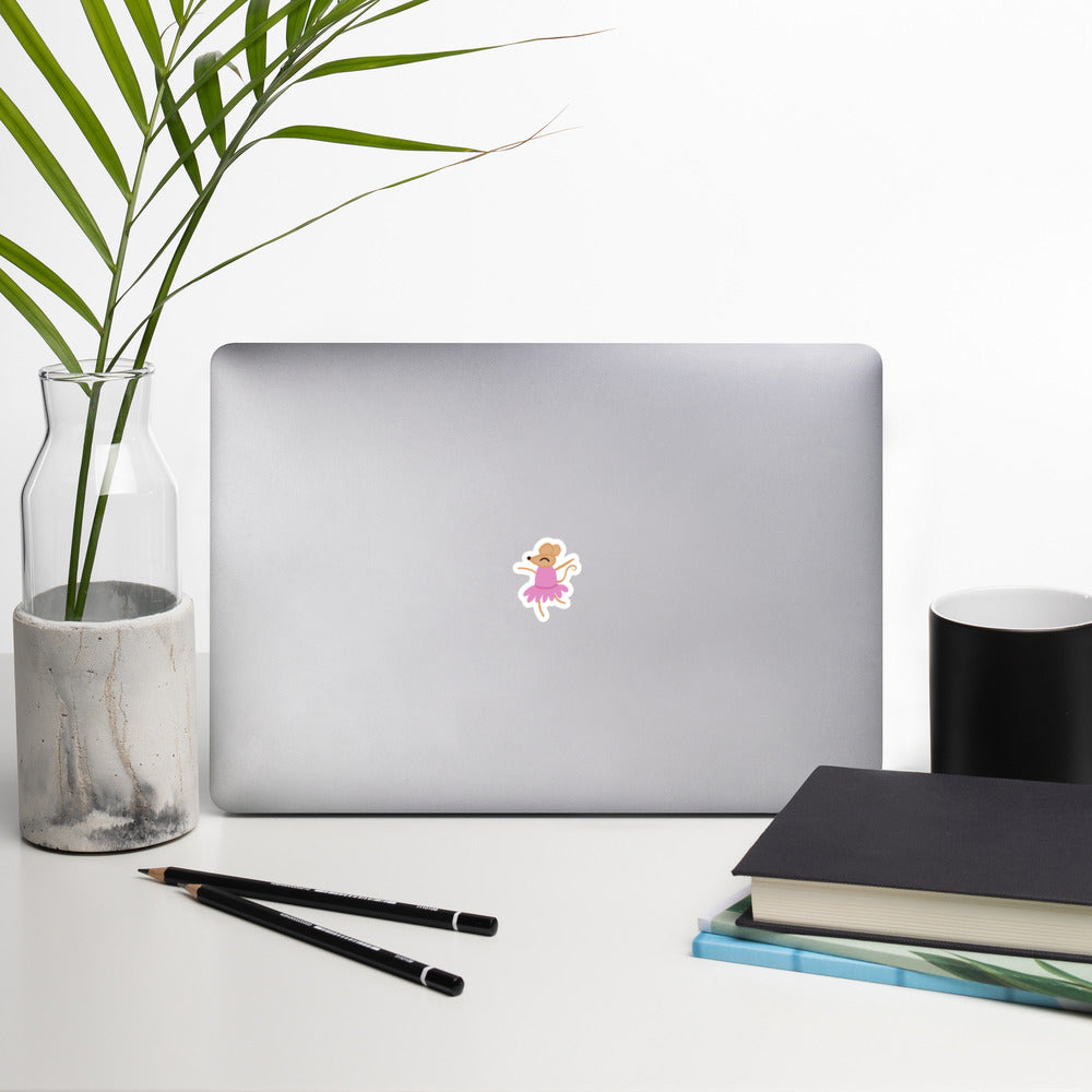 Clara Mouse Bubble-free stickers