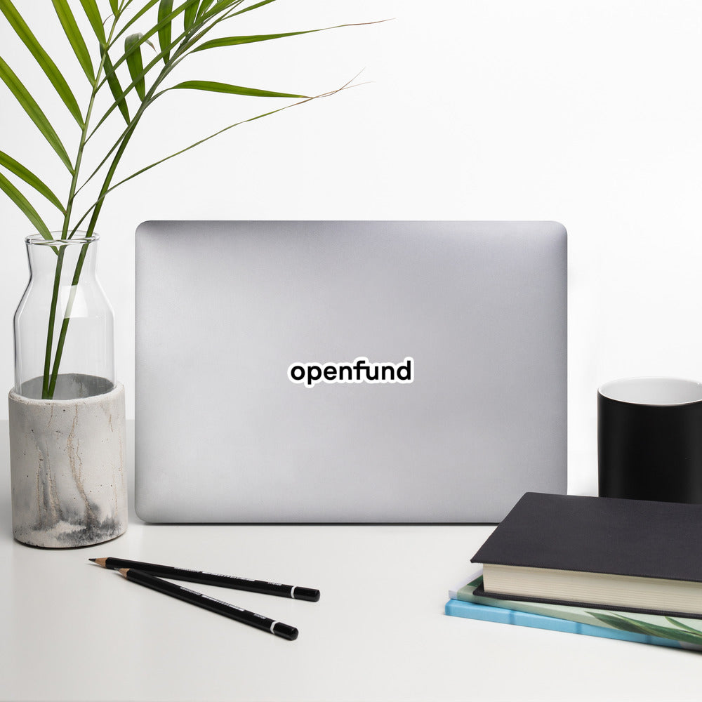 OpenFund Bubble-free stickers