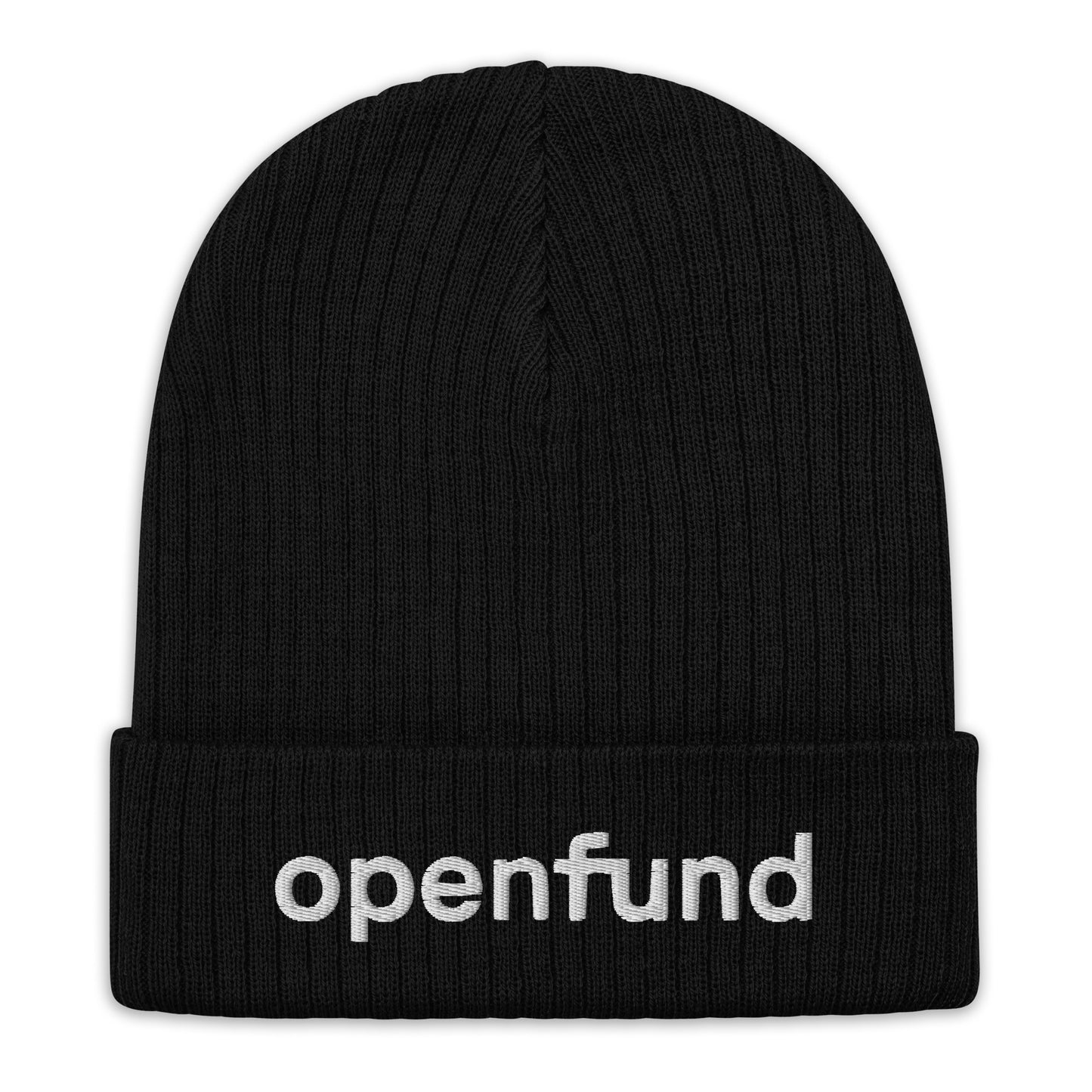 OpenFund Ribbed knit beanie