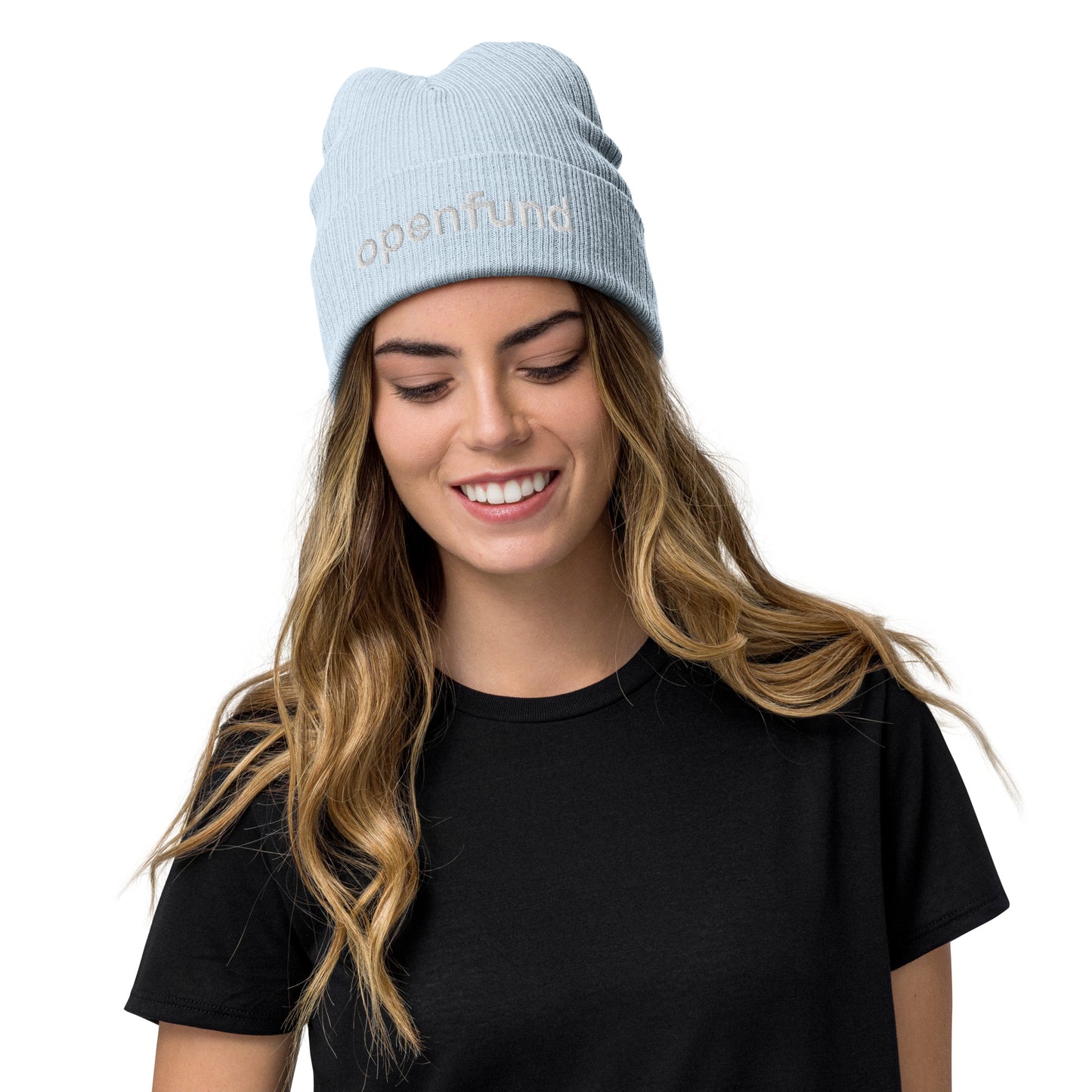 OpenFund Ribbed knit beanie