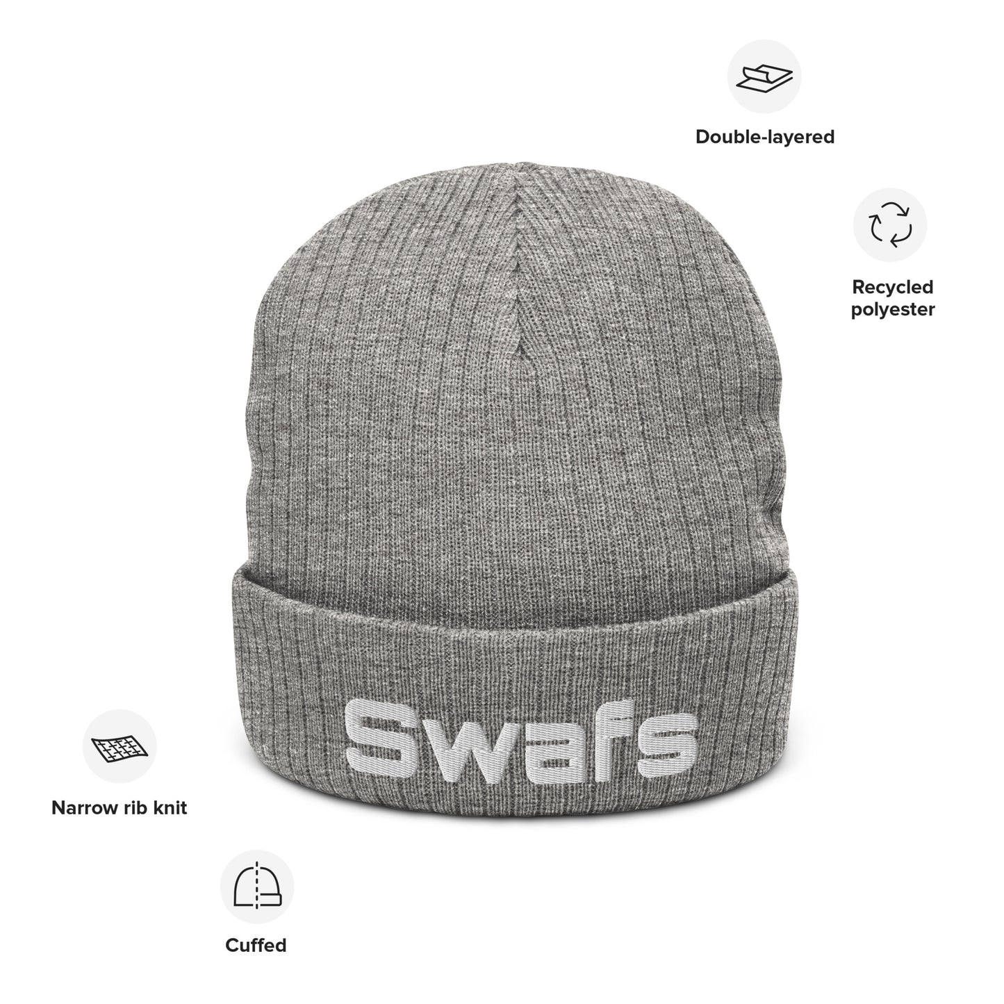 Swafs Ribbed knit beanie