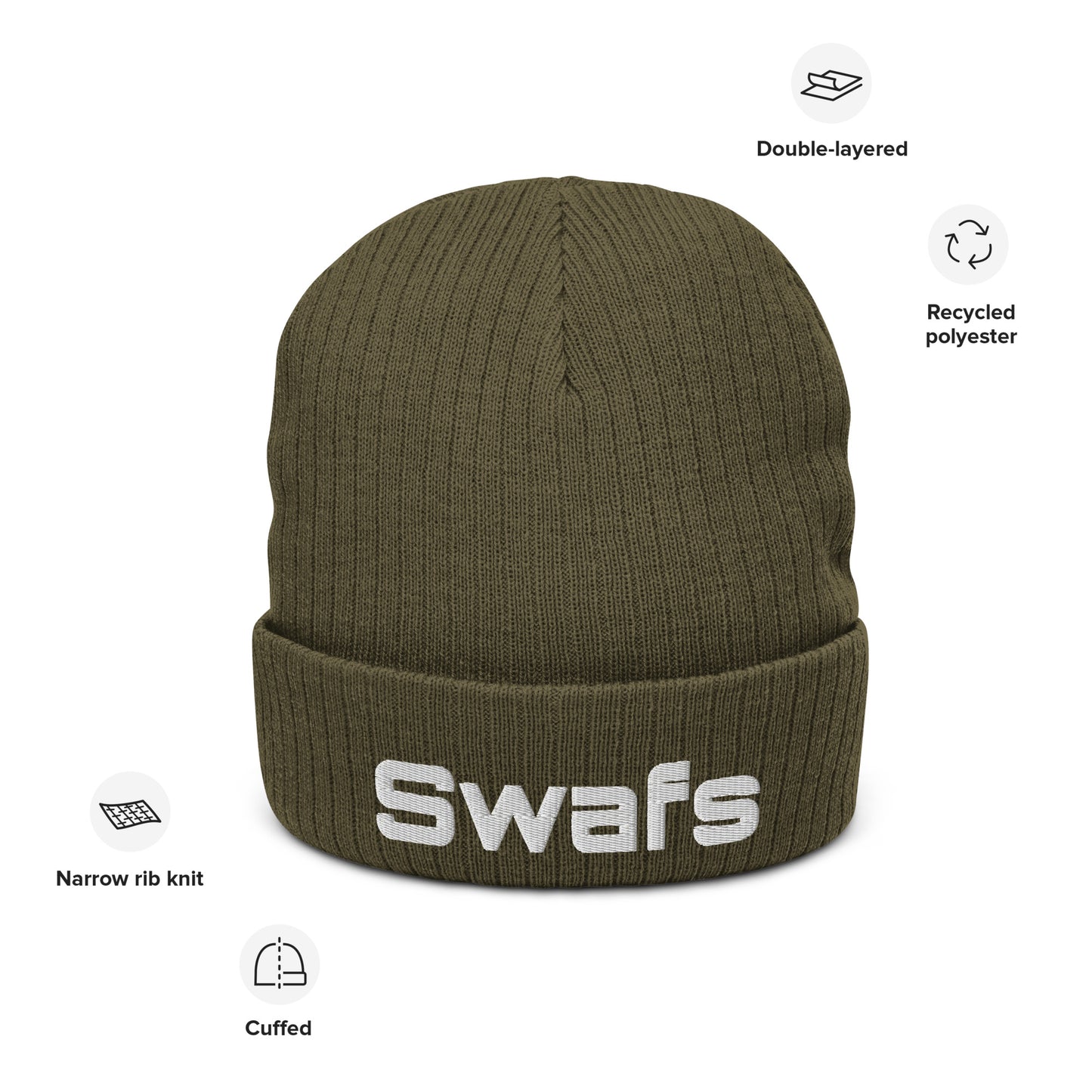 Swafs Ribbed knit beanie