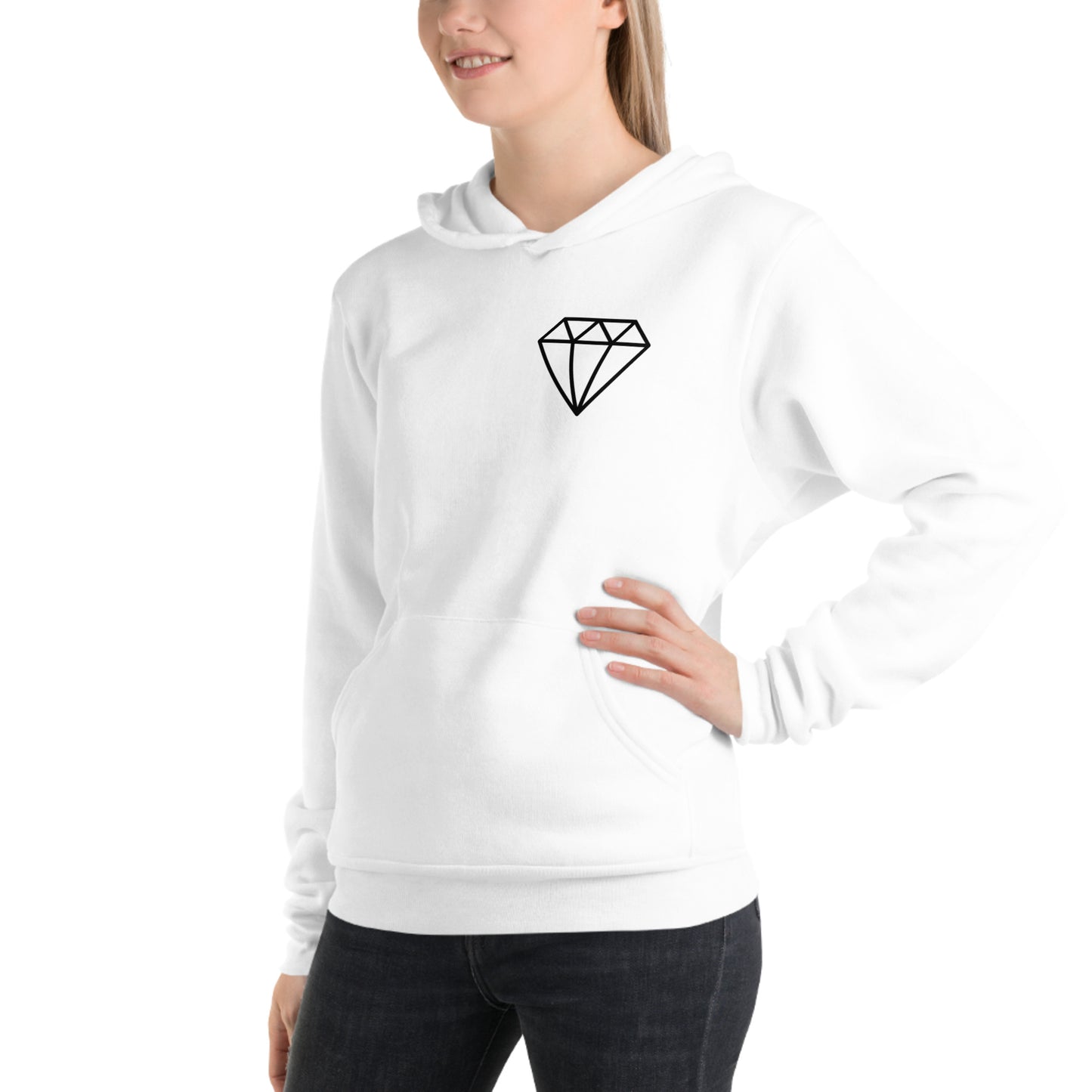 Diamond Hoodie (white)
