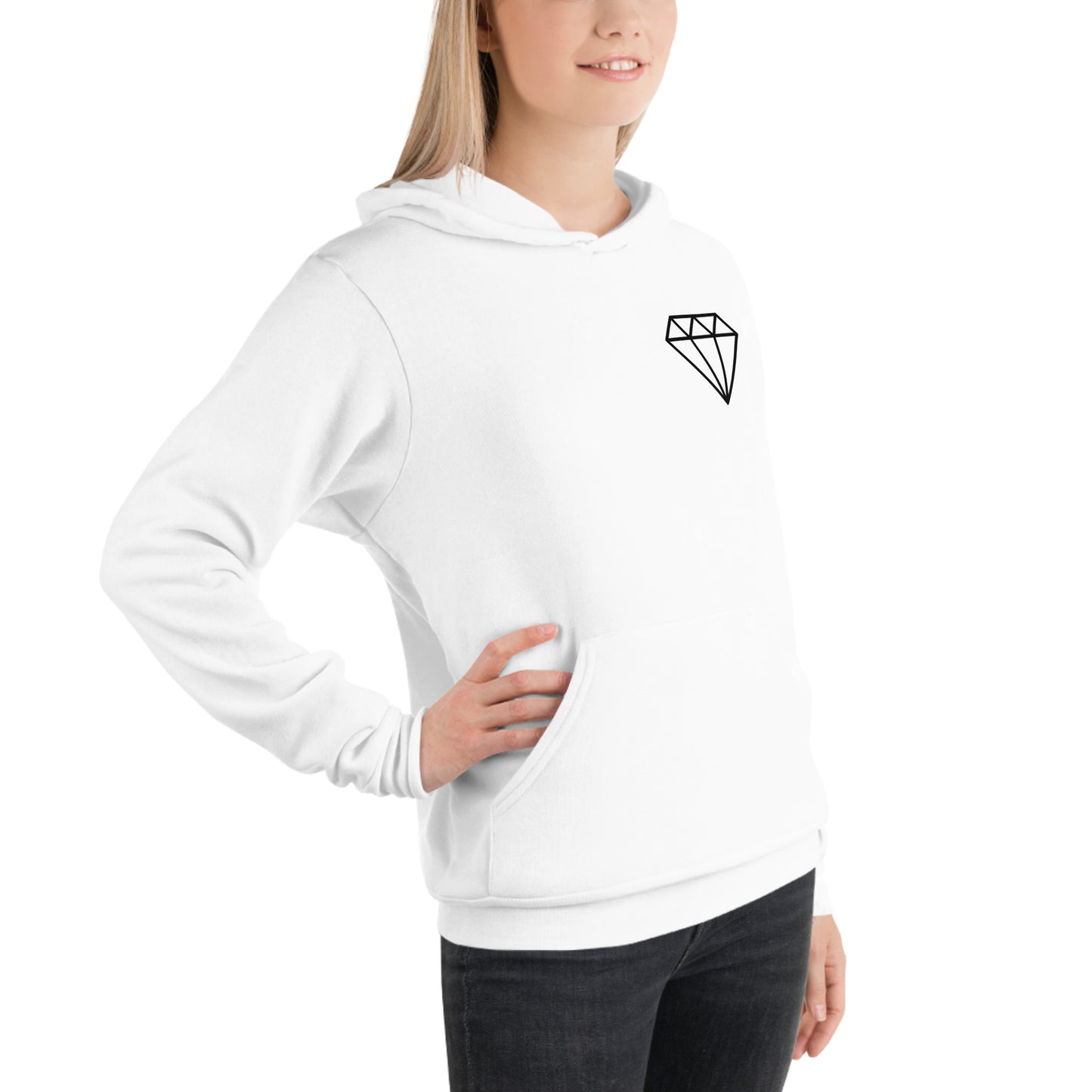 Diamond Hoodie (white)