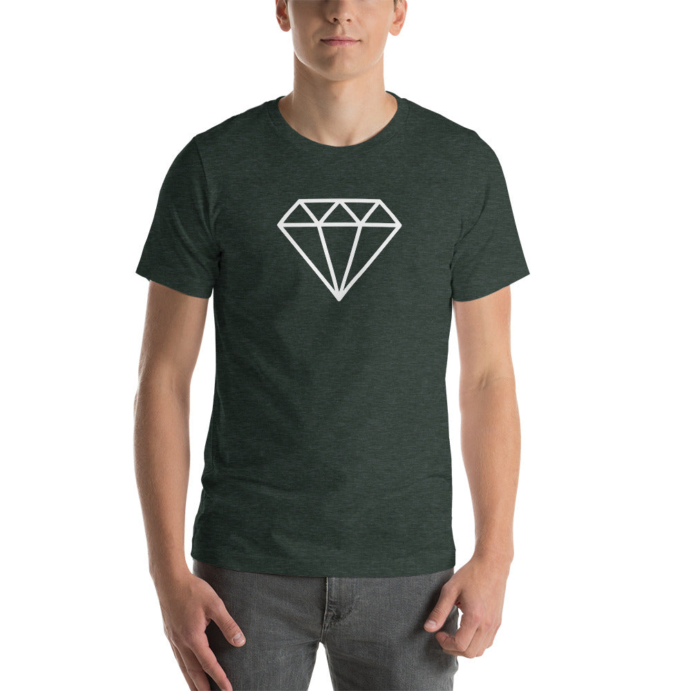 Diamond Short-Sleeve Unisex T-Shirt