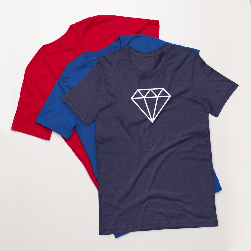 Diamond Short-Sleeve Unisex T-Shirt