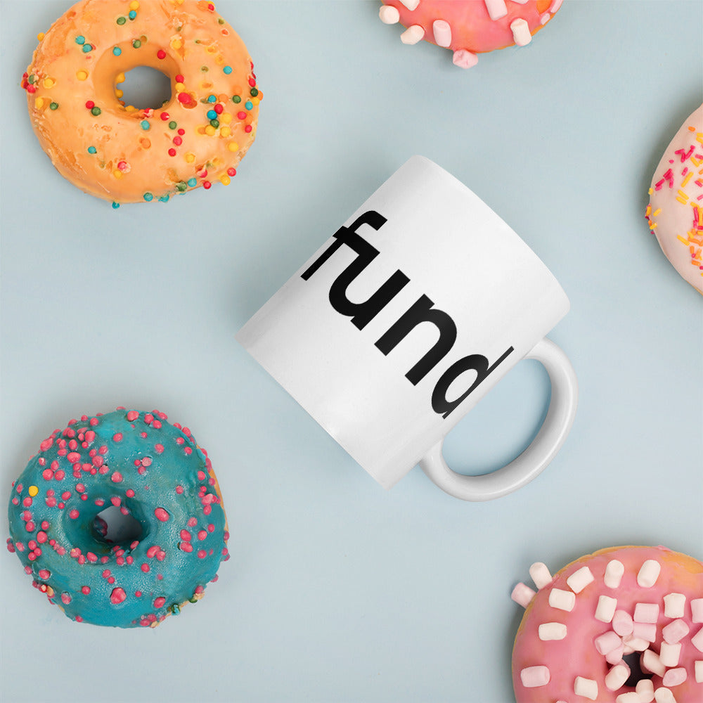 OpenFund White glossy mug