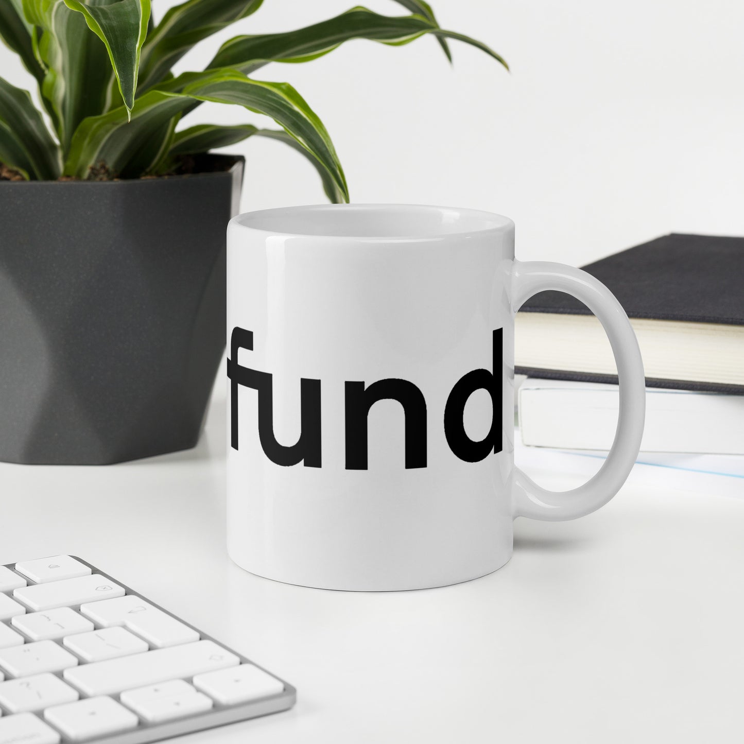 OpenFund White glossy mug
