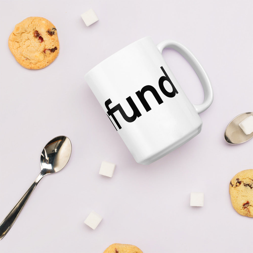 OpenFund White glossy mug