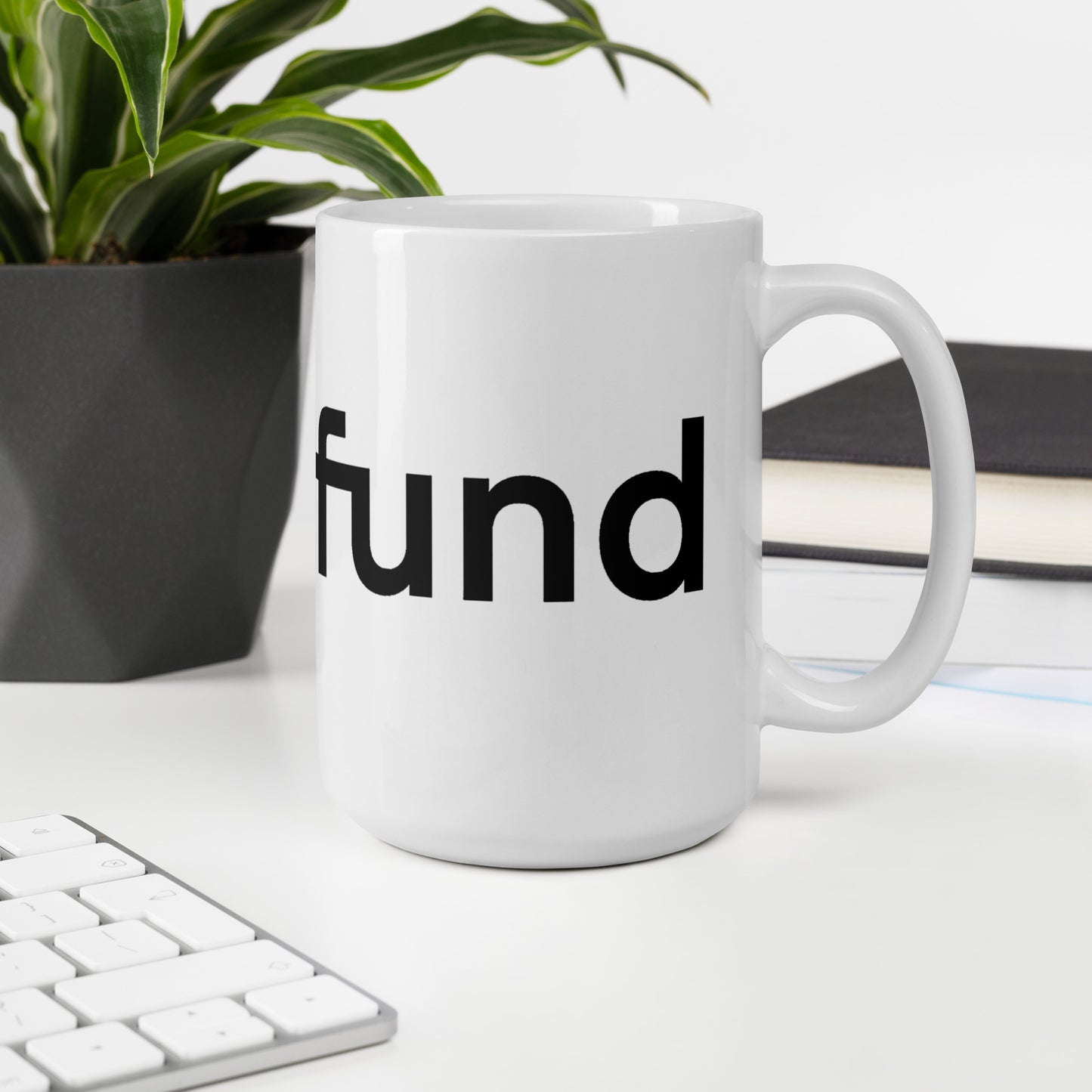OpenFund White glossy mug