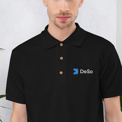 DeSo Embroidered Polo Shirt