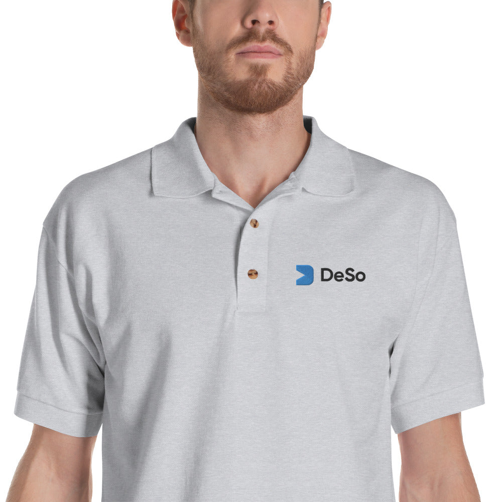 DeSo Embroidered Polo Shirt