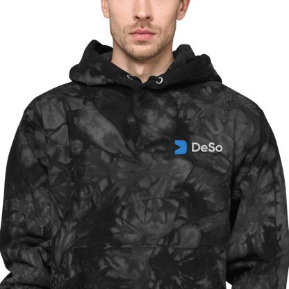 DeSo Unisex Champion tie-dye hoodie